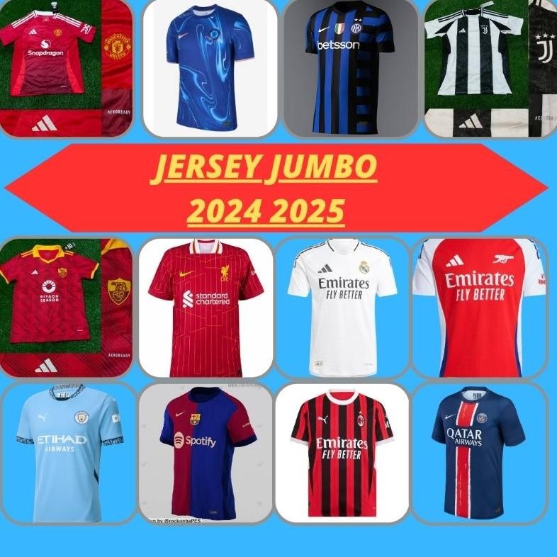 Promo JERSEY BOLA JUMBO 2XL 3XL 4XL BAJU JERSY 2025 2026