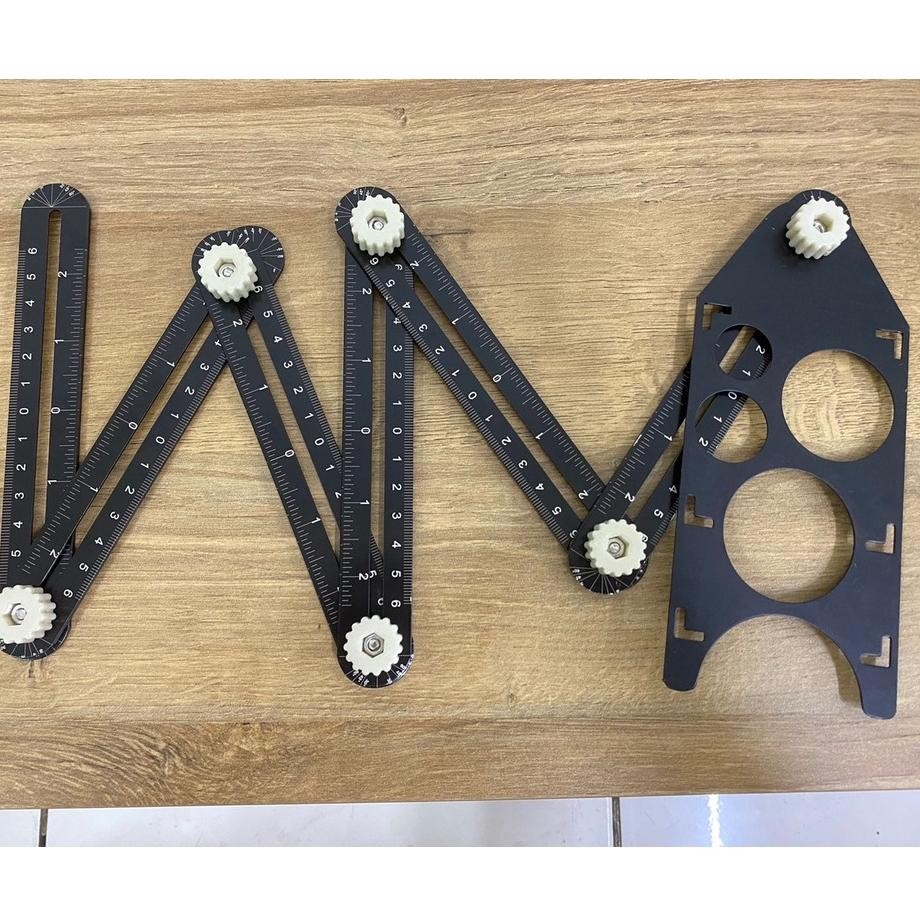 

BELTER Penggaris Keramik Lipat 6 Sudut Penggaris Ubin Alat Ukur Tukang Keramik