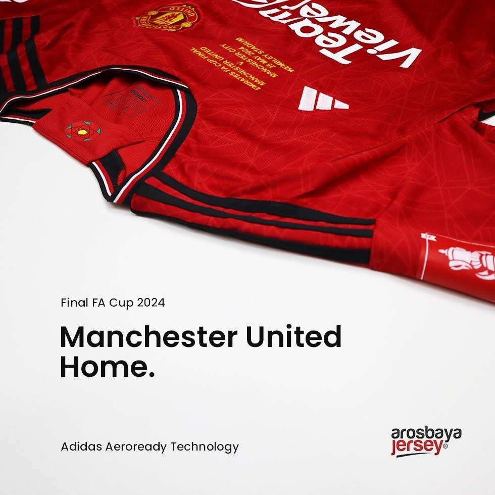 ''Terlaris" Jersey Special Edition - United Home Final Fa Cup 2024 Murah