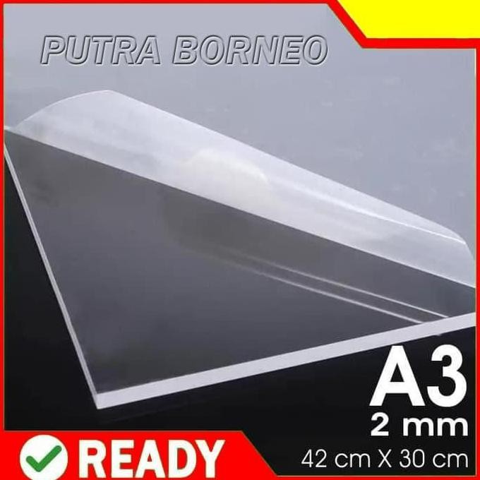 

`````````] Akrilik Transparan A3 tebal 2mm