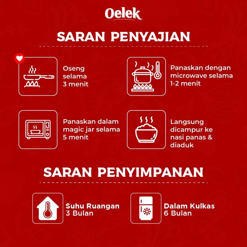 

[DAPAT ALL VARIAN] Oelek Paket All Varian Lauk Ukuran Besar 200gr / Iga Emplok / Ayam Kecomng / Cakalang Balado / Cumi Cabe Ijo / Cumi Jeletot / Ceker Emplok / Lauk Siap Saji / Halal
