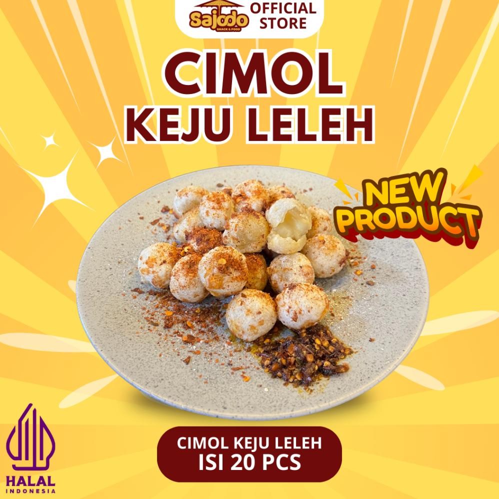 

[Bundling 3pcs] CIMOL KEJU LELEH ISI 20 BUTIR/BUNGKUS - Sajodo Snack & Food [Chili Oil, Fleks Cabe, Asin Gurih]