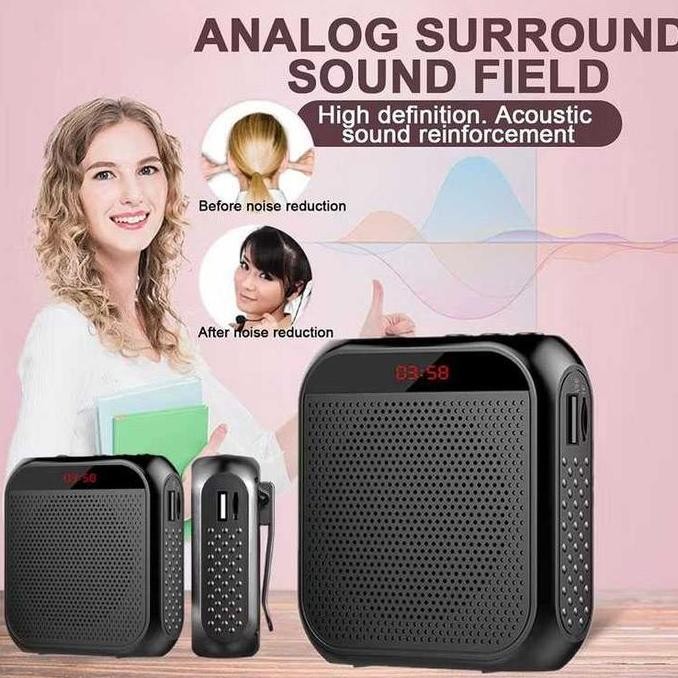 Pengeras Suara Megaphone Presentasi/ Portable Speaker Mic Teacher