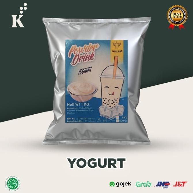 

baru bubuk minuman yoghurt 1kg - bubble powder drink original javaland