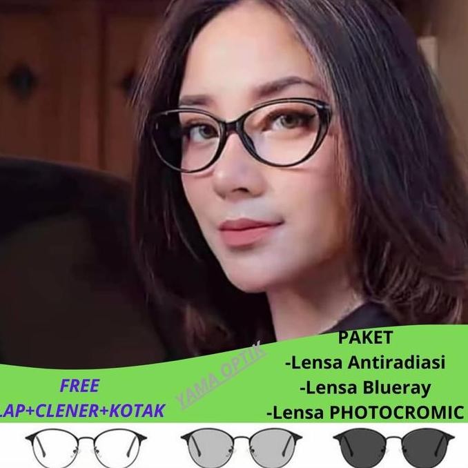 Kacamata Wanita | Free Lensa Radiasi | Kacamata Radiasi | MJ