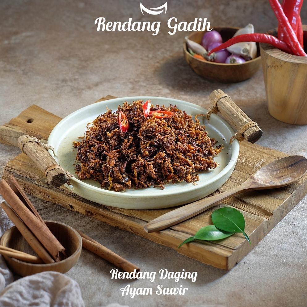 

Rendang Gadih - Rendang Daging Ayam Suwir 150 g