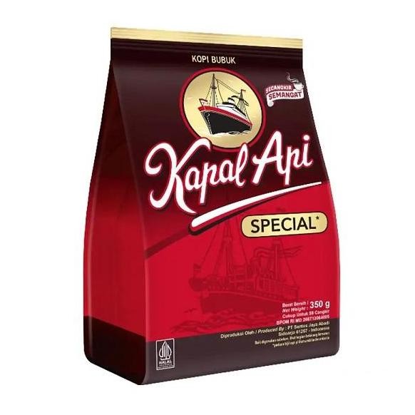 

baru kopi kapal api special merah 350gr - bubuk kopi hitam klasik indonesia