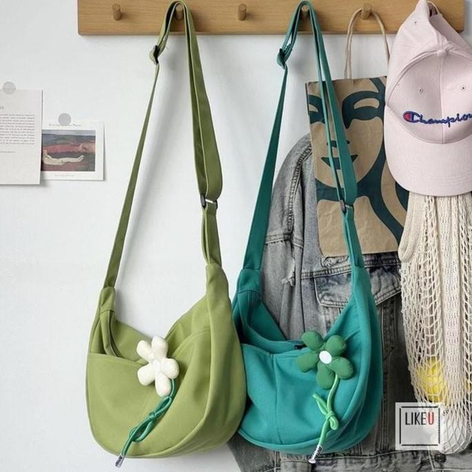 

Baru Tas Selempang Wanita Motif Bunga Korea T32789 - Slingbag Fashion Simple Kekinian