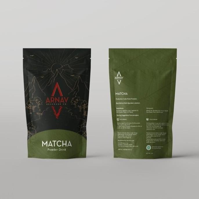 

baru matcha powder drink arnav 1 kg - bubuk minuman teh hijau premium