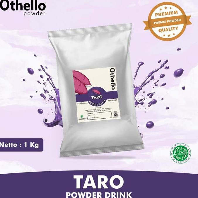 

baru bubuk minuman taro instan 1kg - othello powder drink serbuk minuman kekinian
