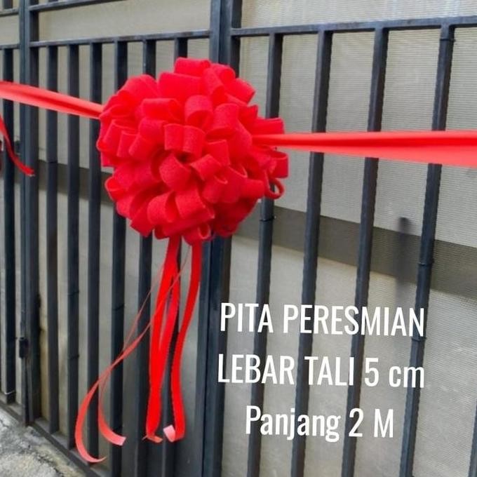 

Promo POMPOM PITA PERESMIAN TALI PITA SATIN lebar 5 cm COD