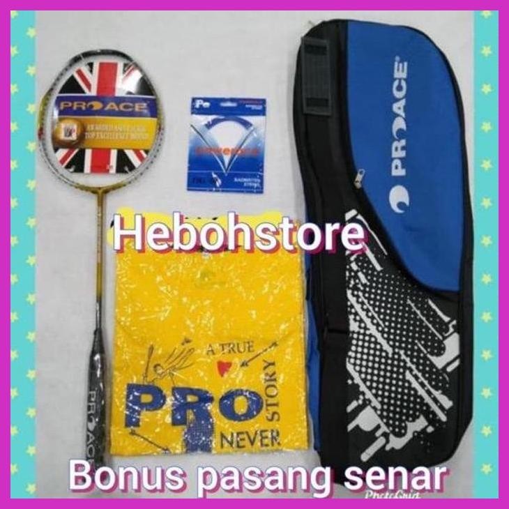 (OLAHRAGA) RAKET BADMINTON PROACE SWEETSPOT SS 3000 KOMPLIT(TAS+SENAR+GRIP) ORI GOOD QUALITY