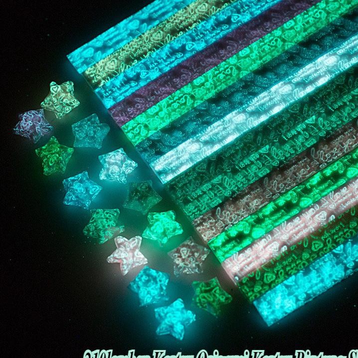 

Isi 210520Pcs Diy Kertas Gami Star Bintang Gami Star R Kertas Gami Lipat Motif Bintang Warna Permen Untuk Craft Scrapbook