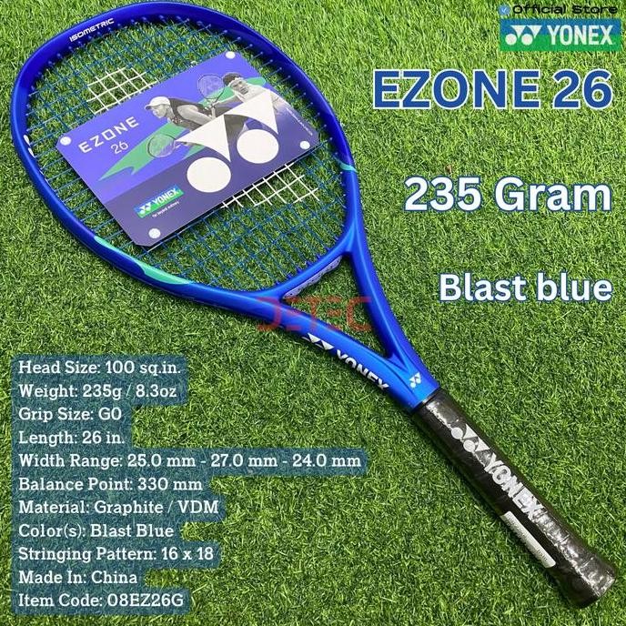 NEW Yonex EZONE 26 235g Blast Blue - raket tenis