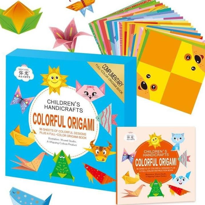 

Kertas Lipat Gami 3D Kartun Animal Mainan Edukasi Anak Mainan Gami Anak Dengan Buku Petunjuk