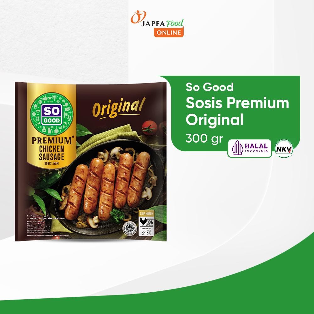 

So Good Sosis Premium Original 300gr