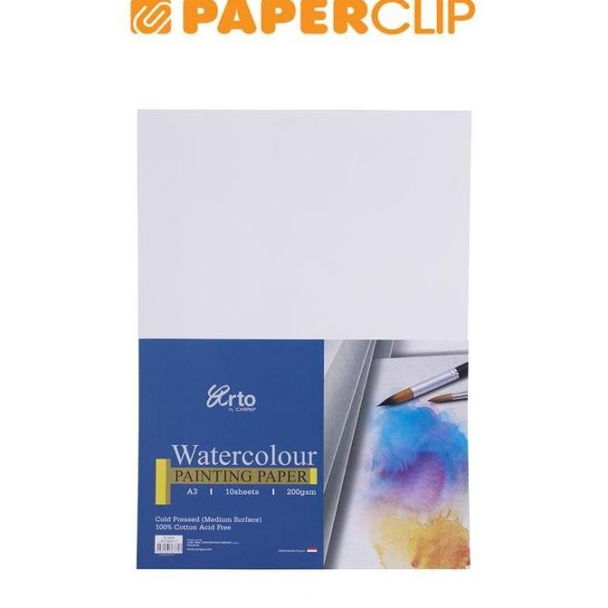

TERMURAH - PAPER WATERCOLOR SHEET ARTO A3 200GSM 80-36335-7