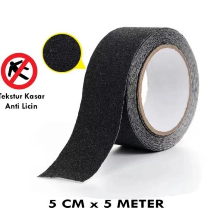 

\"\"\"\] Anti Slip Tape Lakban Isolasi Anti Licin Safety Walk Lantai Tangga