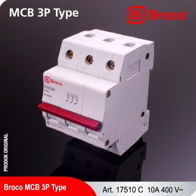 BROCO MCB 3 PHASE 10A (17510C)