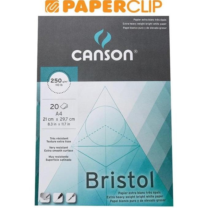 

Sale Kertas / Paper Pad Canson Bristol 20S A4 250G