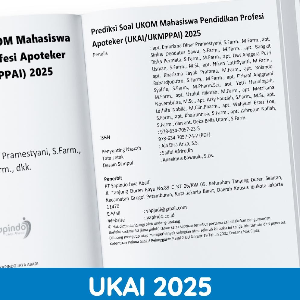 _Cod_ Ukom Academy Buku Prediksi Soal Ukmppai / Ukai  2025 Ty69