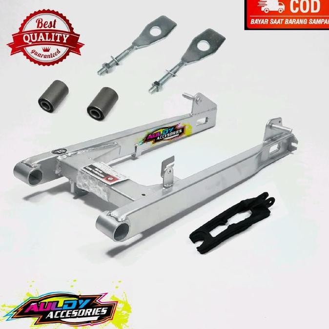FORK SWING ARM AREM LENGAN AYUN HONDA SUPRA X LAMA 100 FIT OLD SILVER TEBAL FULL SET STANDART CAPIT 