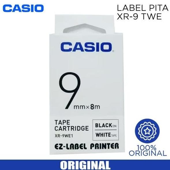 

Label Printer CASIO XR-9WE1 Black On White [9 mm]