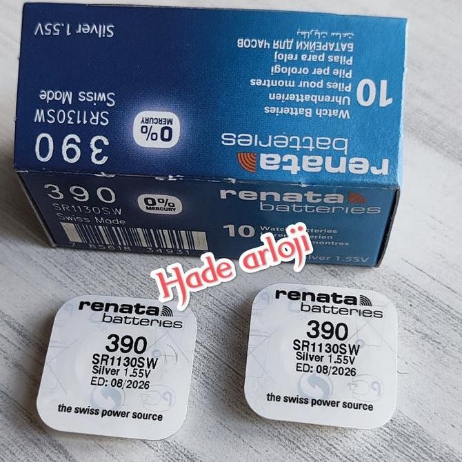 SALE BATERAI JAM TANGAN RENATA 390 SR1130SW ORIGINAL SWATCH