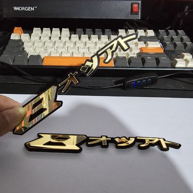 TERMURAH BEAT KANJI AKRILIK EMBLEM BEAT JEPANG ACRYLIC