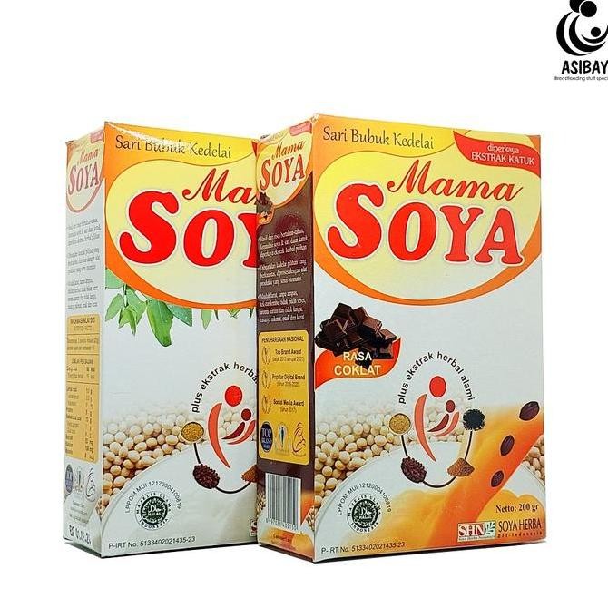 

Mama Soya Sari Bubuk Kedelai Minuman Ibu Hamil Menyusui Booster ASI 200gr Mamasoya