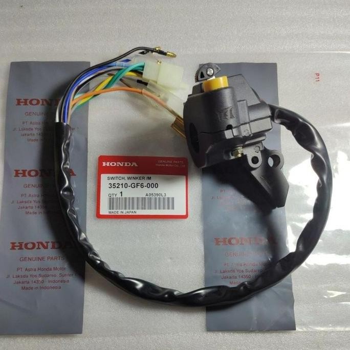 SAKLAR SWITCH HOLDER LAMPU KIRI HONDA WIN NEW - WIN ORIGINAL TEC ORIGINAL DAN TERPERCAYA