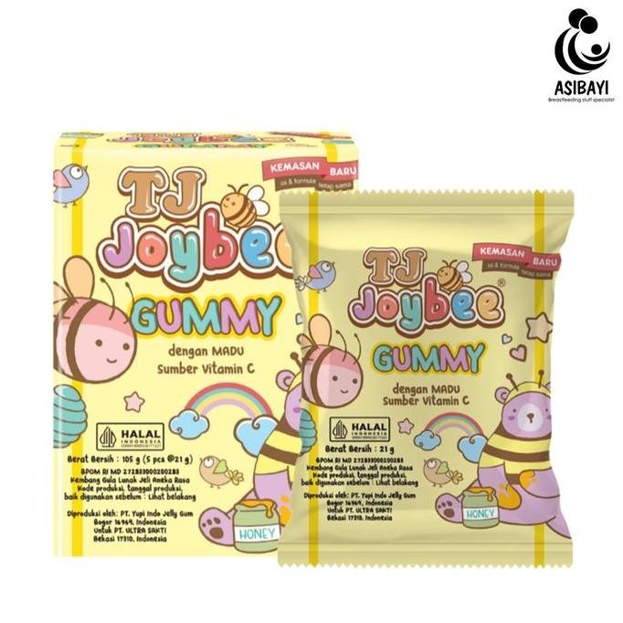 

TJ Joybee Gummy Permen Jelly Madu dengan Vitamin C Rasa Buah