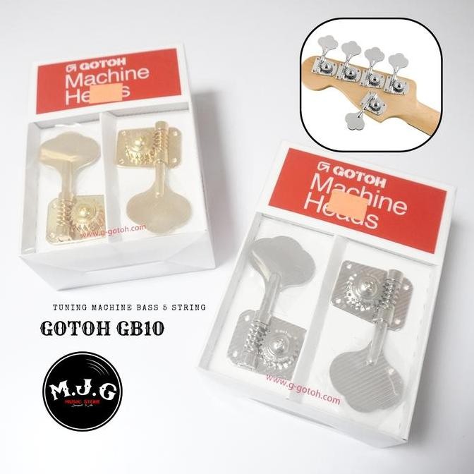 DRYER TUNING MACHINE HEAD BASS GOTOH JAPAN JAZZBASS OR PRECISION 5 STRING 4R 1L ORIGINAL DAN TERPERC
