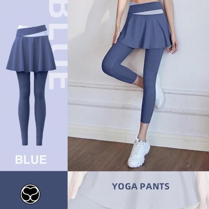 Produk Baru SecondShape Rok Legging Olahraga Wanita Yoga Padel Tennis Pants Sport