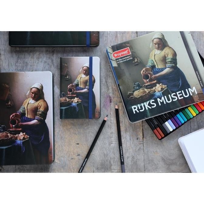 

TERLARIS - Brunyzeel Colour Pencil Tin Rijksmuseum - The Milkmaid | 24 colours