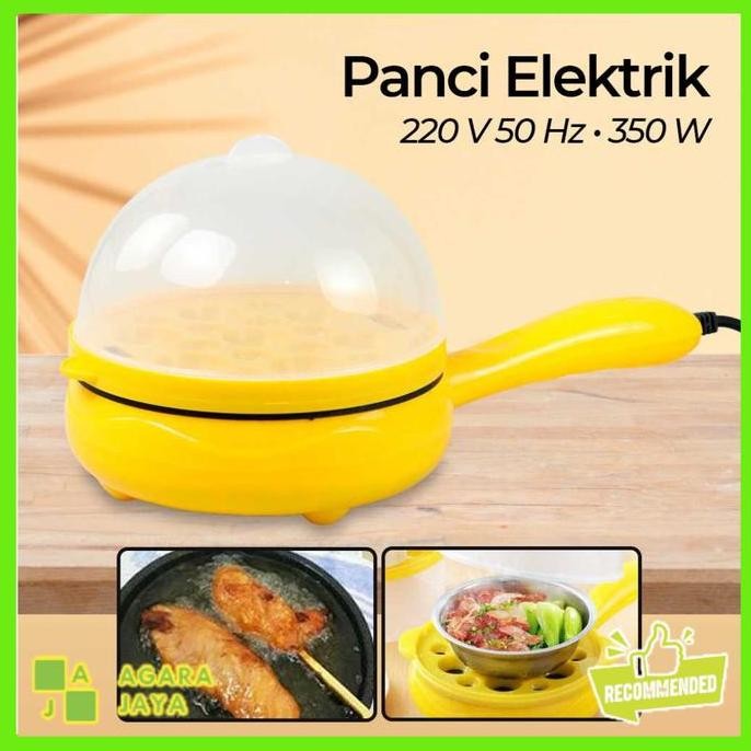 TERLARIS Teflon/Wajan/Panci Listrik Serbaguna Pancake Egg Boiler Frying Pan
