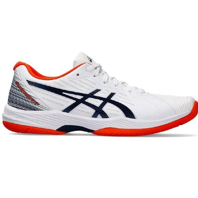 NEW Sepatu Tenis Asics Gel Solution Swift FF- White/Blue 1041A298.104