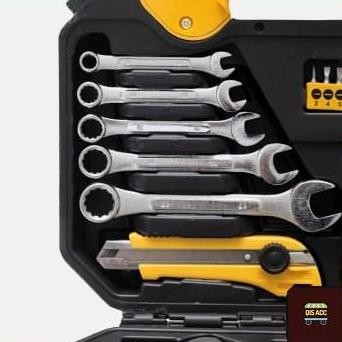 KRISBOW Tool Kit Set Perkakas Mekanik Bengkel Rumah Serbaguna 28 Pcs