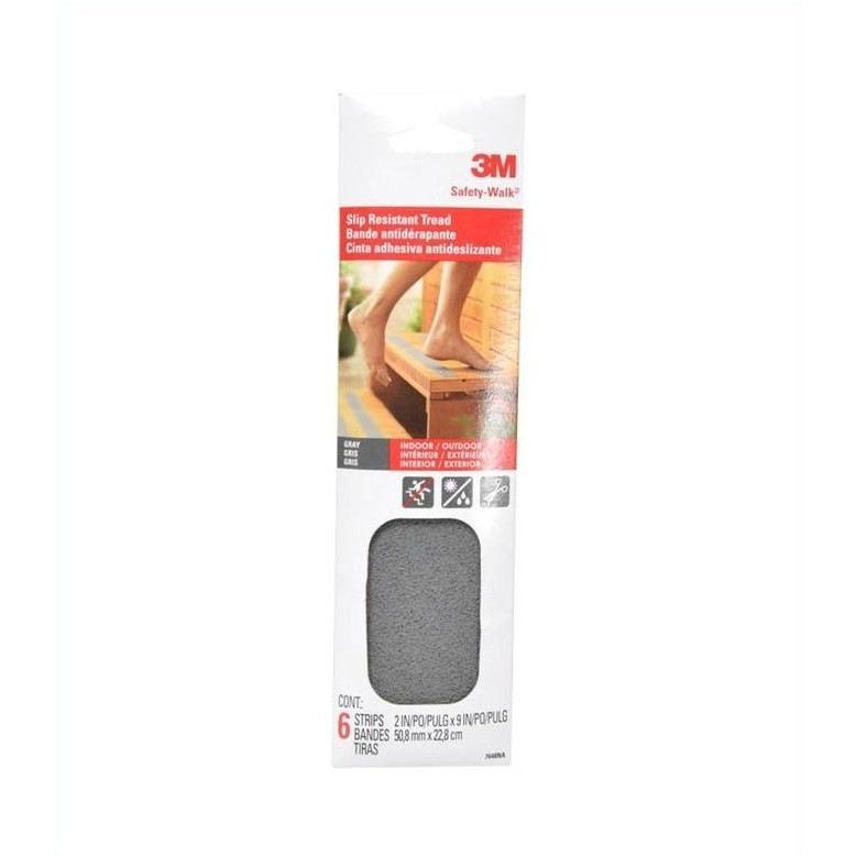 3m Set Safety Walk Medium Grit 5 Cm 6 Pcs - Abu-Abu