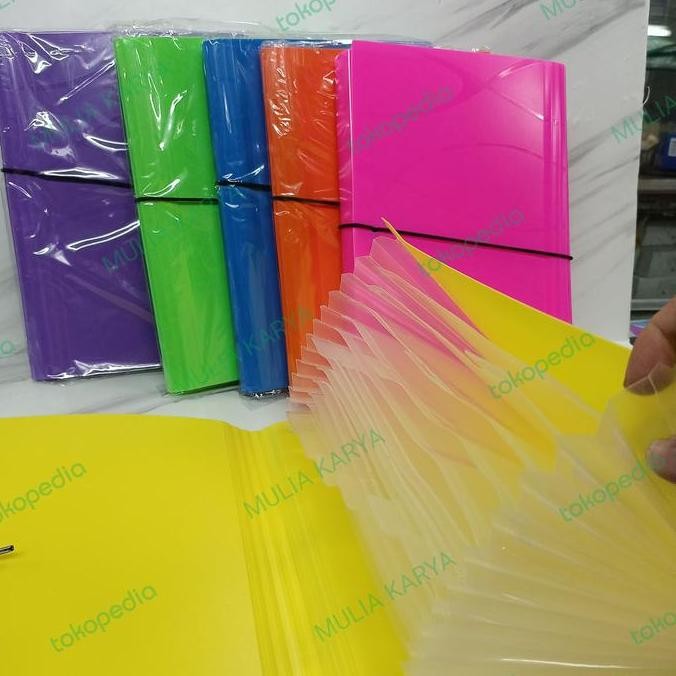 

New Expanding File ukuran Sedang A5 / Map Harmonika Sedang