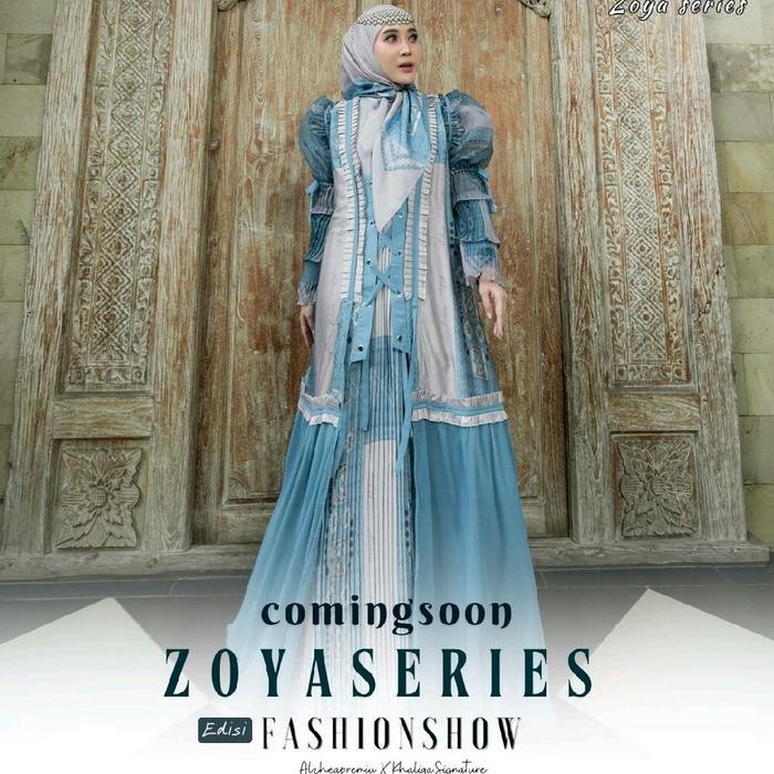 RHS GAMIS CIHAN DAN ZOYA SERIES ALZHEA SET OUTER MUSLIM