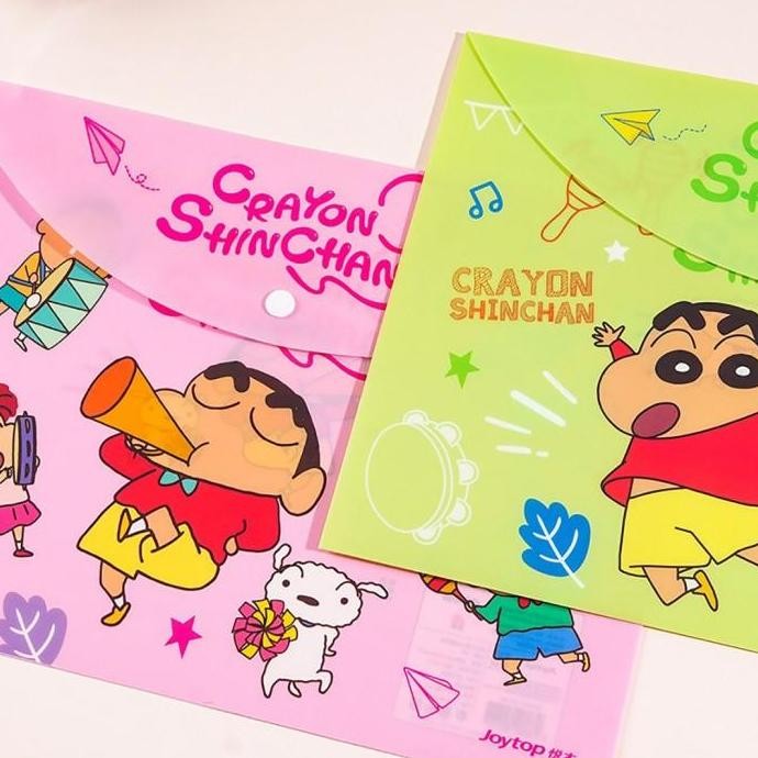 

New TOKKADO Shinchan Map Folder A4 Original File Dokumen Organizer Shincan Lucu