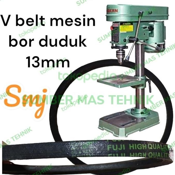 Baru (1) Vanbelt bor 13mm fan belt bor duduk modern13mm tali kipas motor modern sumbermte