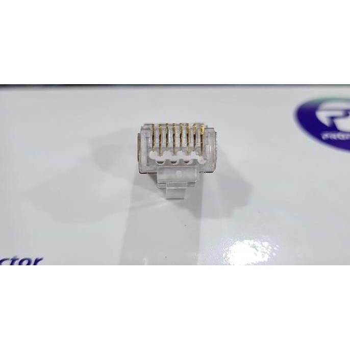 Profftech Connector Cat.6 Metal / Konektor RJ45 Cat6 STP Anti Gagal murah