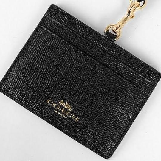 

New dompet id card coac* horizontal badge id lanyard black