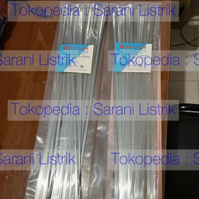 

New Cable Ties SS316 - Kabel Tis Stainless 316 4.6 x 500 mm - 100pcs