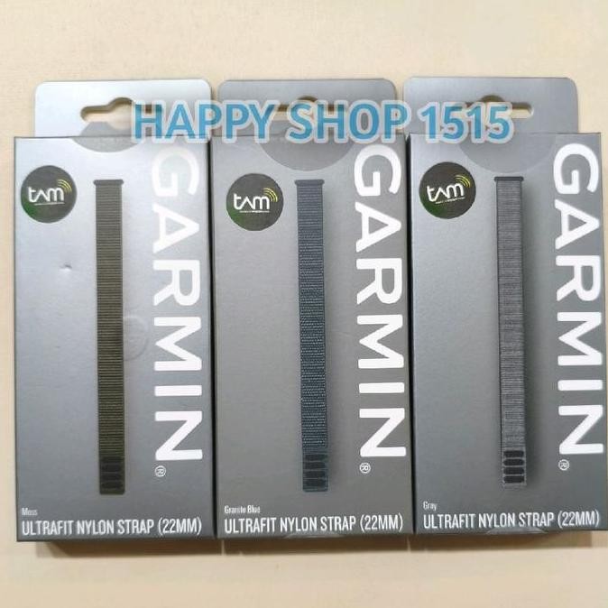 Baru GARMIN ULTRAFIT NYLON STRAP 26MM Original