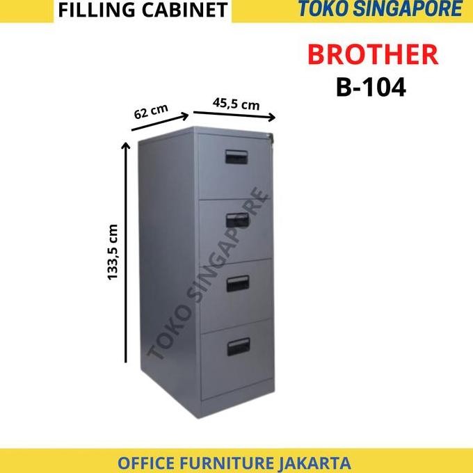New FILLING CABINET 4 LACI BROTHER B-104