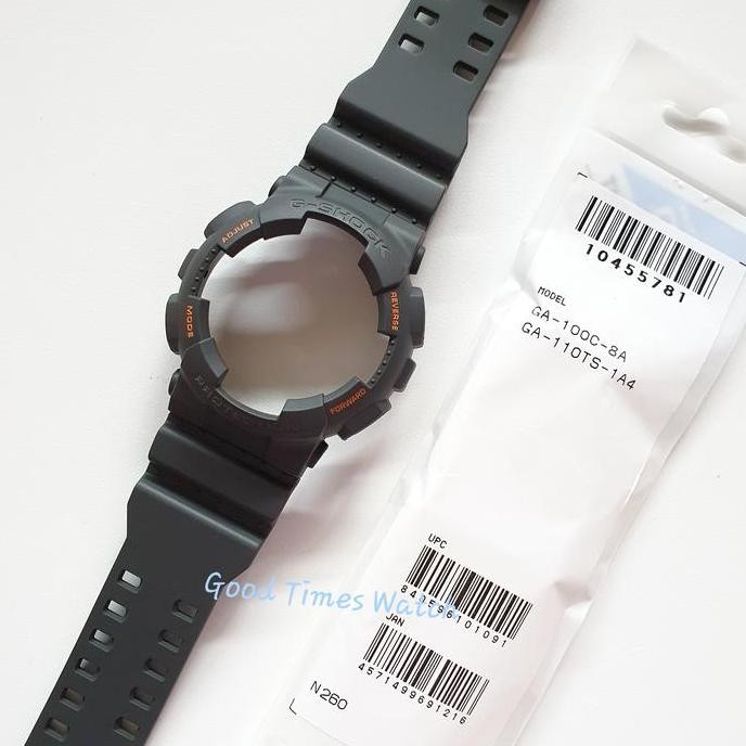 Baru PAKET STRAP BEZEL G-SHOCK GA-110TS-1A4 GA 110TS GA 110 CASIO ORIGINAL