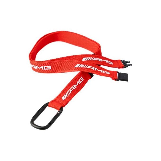

New AMG lanyard red, 100% polyester B66959266 Original